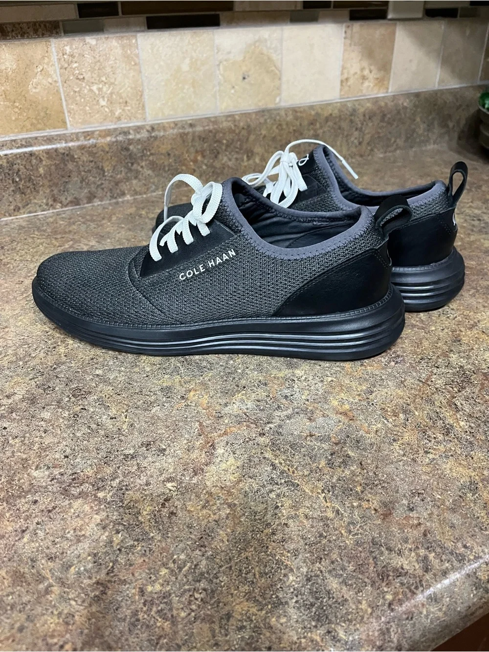 Cole Haan GrandSport Journey Knit Black Sneakers Men Sz 12 NWOT Comfort